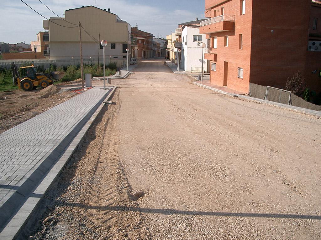 Urbanització Carrer Escoles Artesa de Lleida 